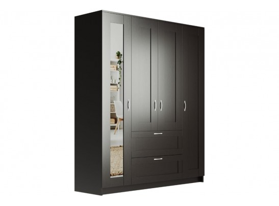 Шкаф 4 двери и 2 ящика с зеркалами СИРИУС 4 2.02.01.091.1 в Кургане