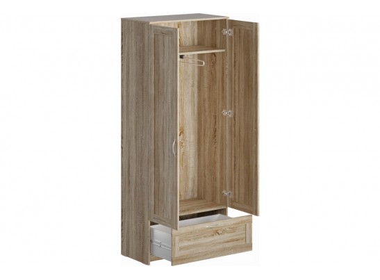 Шкаф 2 двери и 1 ящик СИРИУС 2 2.02.01.240.1 в Кургане