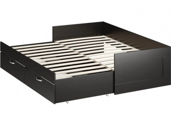 Кровать двуспальная раздвижная с ящиками СИРИУС в Кургане