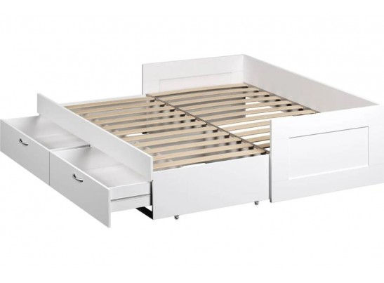 Кровать двуспальная раздвижная с ящиками СИРИУС в Кургане