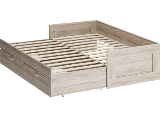 Кровать двуспальная раздвижная с ящиками СИРИУС в Кургане