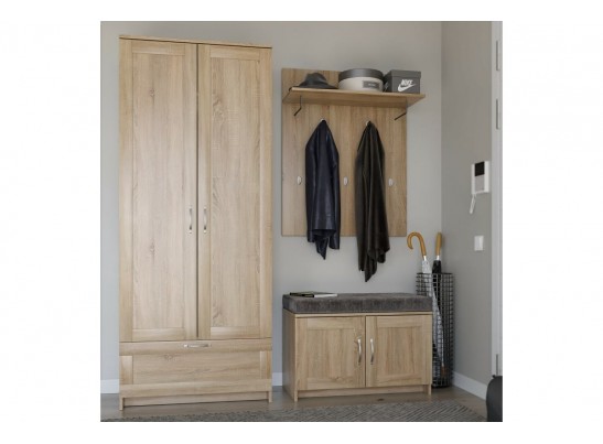 Вешалка настенная с полкой СИРИУС 2.02.11.260.1 в Кургане