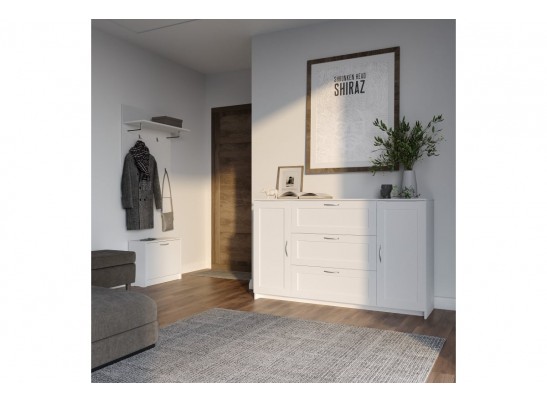 Вешалка настенная с полкой СИРИУС 2.02.11.260.1 в Кургане