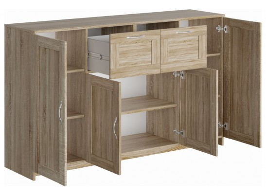 Тумба СИРИУС 4 двери и 2 ящика 2.02.03.300.1 в Кургане