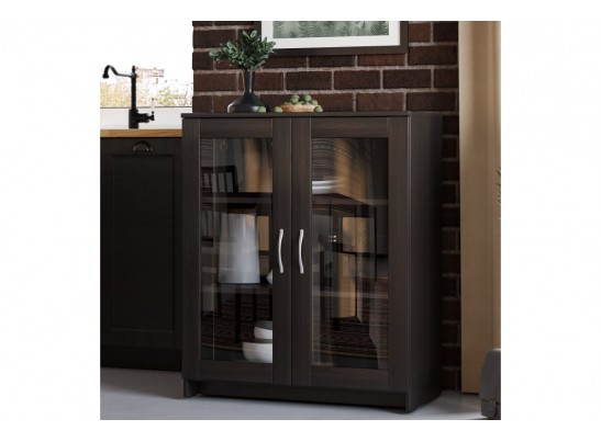 Тумба СИРИУС 2 двери со стеклом 2.02.03.360.1 в Кургане