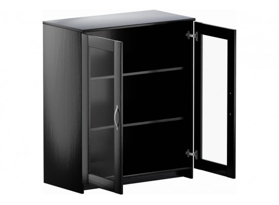 Тумба СИРИУС 2 двери со стеклом 2.02.03.360.1 в Кургане