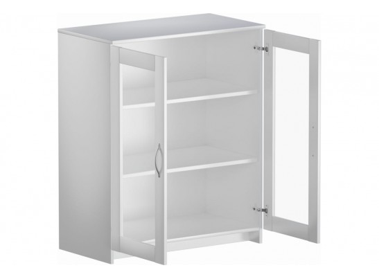 Тумба СИРИУС 2 двери со стеклом 2.02.03.360.1 в Кургане