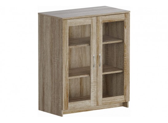 Тумба СИРИУС 2 двери со стеклом 2.02.03.360.1 в Кургане