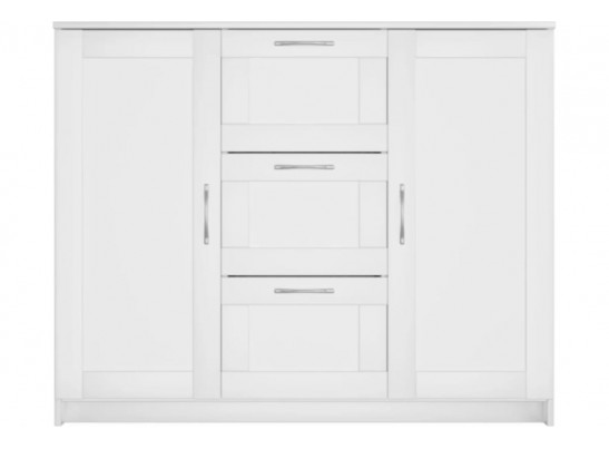 Тумба/комод СИРИУС 2 двери со стеклом и 3 ящика 2.02.03.380.1 в Кургане