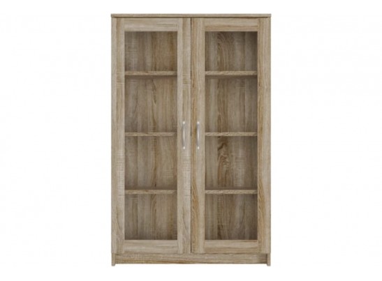 Тумба/комод СИРИУС 2 двери со стеклом 2.02.03.390.1 в Кургане