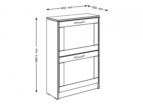 Тумба для обуви СИРИУС 2.02.10.430.1 в Кургане