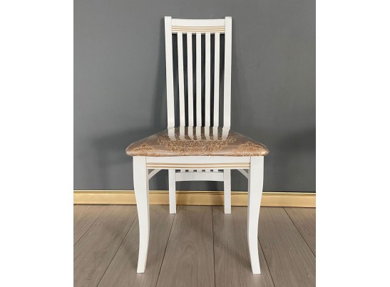 Стул Вегас (белый, золотая патина)