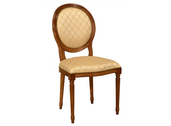 Стул Медальон (слоновая кость, патина золото)