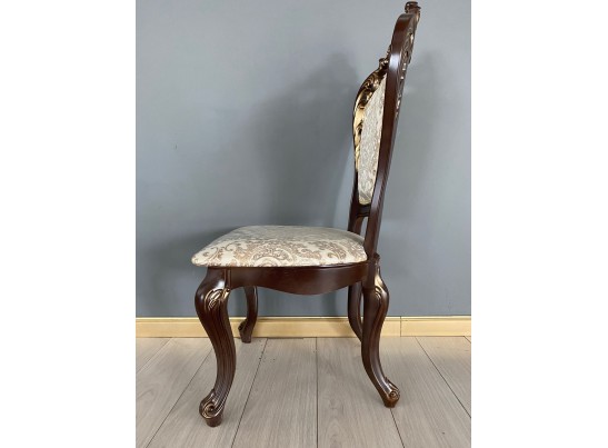 Стул Роза (темный орех, патина золото)