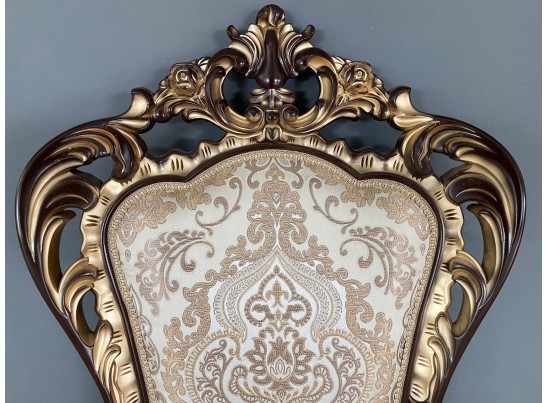 Стул Роза (темный орех, патина золото)