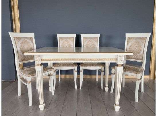 Стул Эдем (слоновая кость, патина золото)