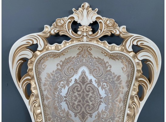 Стул Роза (слоновая кость, патина золото)