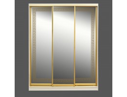 Шкаф-купе "Версаче" 180, крем