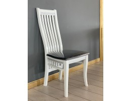 Стул Вегас (белый, патина серебро)