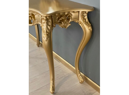 Консольный столик с зеркалом Версаль ТИП 1 (золото)