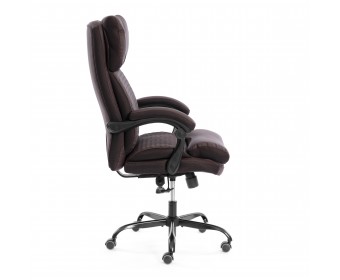 Кресло Чиф Металбл/Chief Metalbl кож/зам/ткань, коричневый/коричневый стеганный, 36-36/36-36 стеганный/TW-24