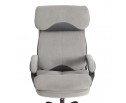 Кресло Дюк МеталБл/Duke metal BL велюр, серый, 29/TW-12