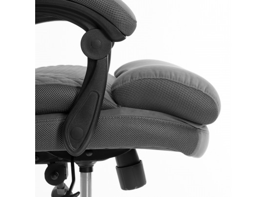 Кресло Чиф Металбл/Chief Metalbl велюр/ткань, серый, 29/TW-12