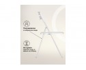 Пластиковый стул Fold складной white