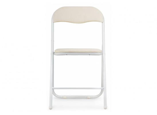 Стул на металлокаркасе Fold 1 складной beige / white