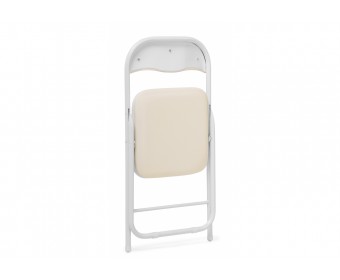 Стул на металлокаркасе Fold 1 складной beige / white