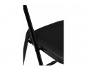 Стул на металлокаркасе Fold 1 складной black / black