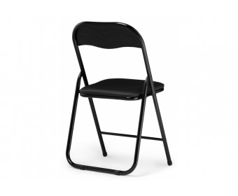 Стул на металлокаркасе Fold 1 складной black / black