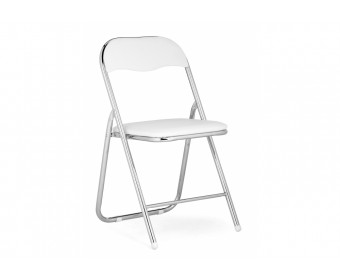 Стул на металлокаркасе Fold 1 складной white / chrome