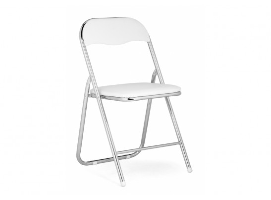 Стул на металлокаркасе Fold 1 складной white / chrome