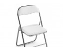 Стул на металлокаркасе Fold 1 складной white / chrome