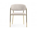 Стул на металлокаркасе Kamelia 1 beige / gold
