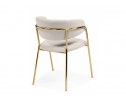 Стул на металлокаркасе Kamelia 1 beige / gold