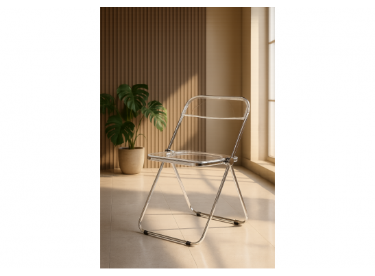 Пластиковый стул Fold складной clear