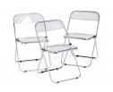 Пластиковый стул Fold складной clear