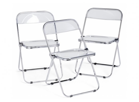 Пластиковый стул Fold складной clear