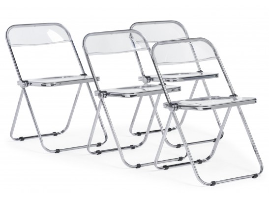 Пластиковый стул Fold складной clear