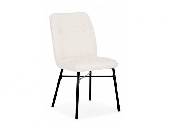 Стул на металлокаркасе Denis beige / black