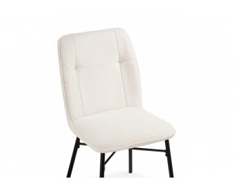Стул на металлокаркасе Denis beige / black
