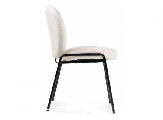 Стул на металлокаркасе Kalipso 1 white / black