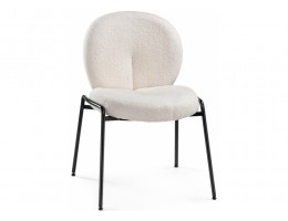 Стул на металлокаркасе Kalipso 1 white / black