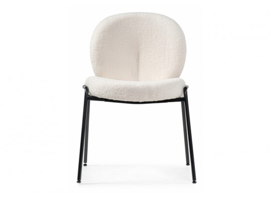 Стул на металлокаркасе Kalipso 1 white / black