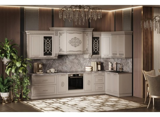 Кухня «Zaman Arabica» 3,45x1,5 в Кургане