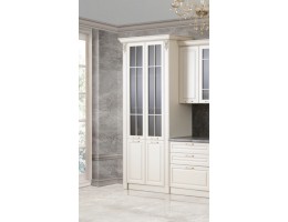 Пенал "Вирджиния" 1,0 (2-х дверный со стеклом)  