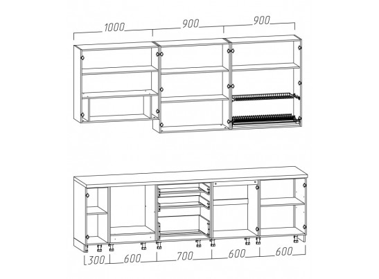 Кухонный гарнитур ЛОРИАН 2,8 в Кургане