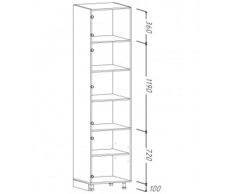 Пенал Интегра 0,6 (для хранения)